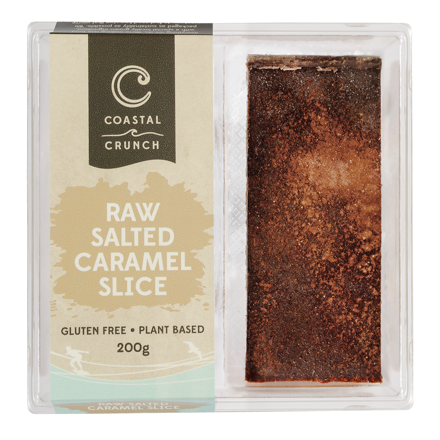 Raw Salted Caramel Slice