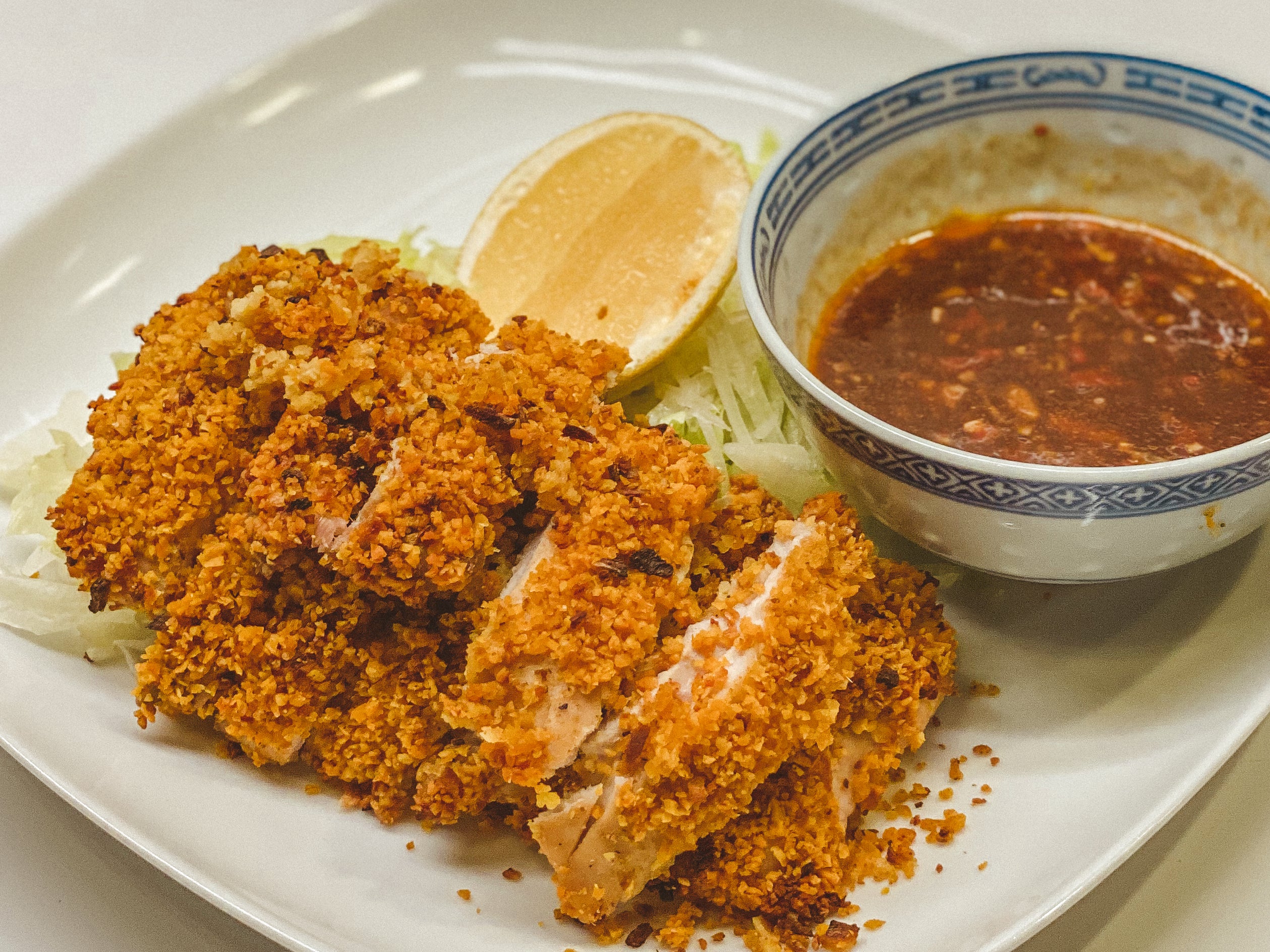RECIPE: Lupin Crumbed, Baked Chicken