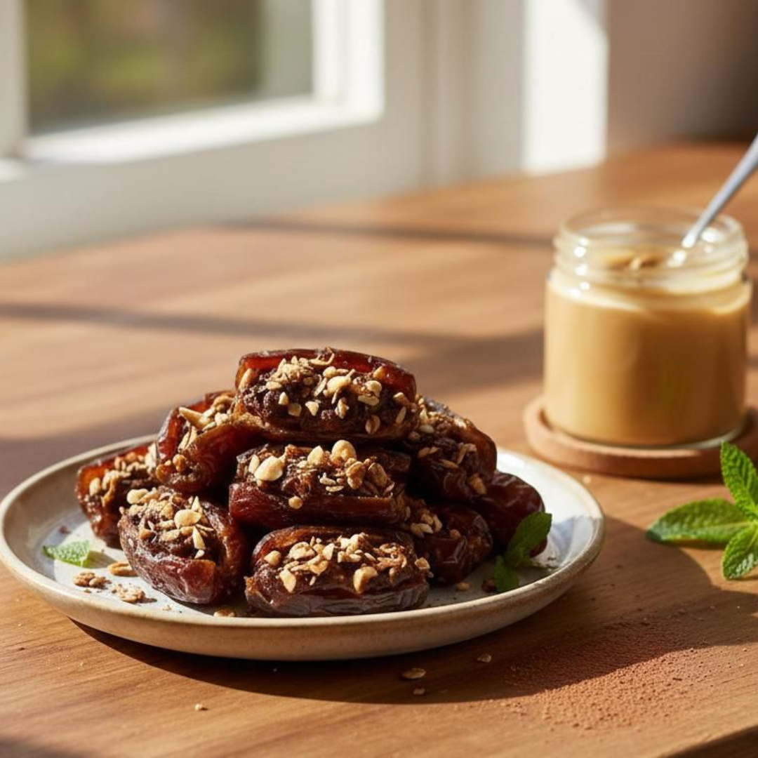 Cacao & Hazelnut Stuffed Dates