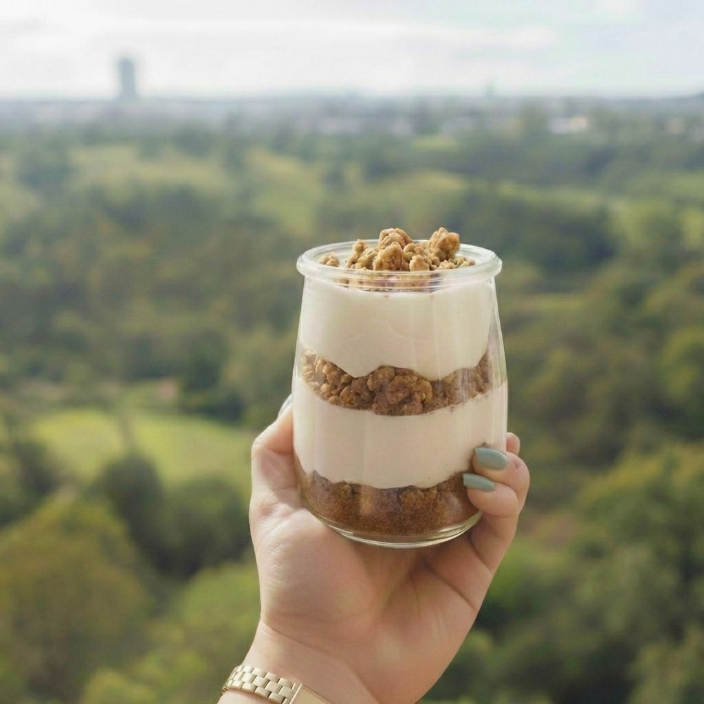 Gingernut Cheesecake Cups